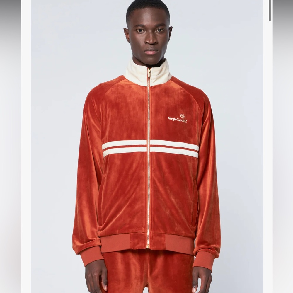 Sergio Tacchini velour tracktop